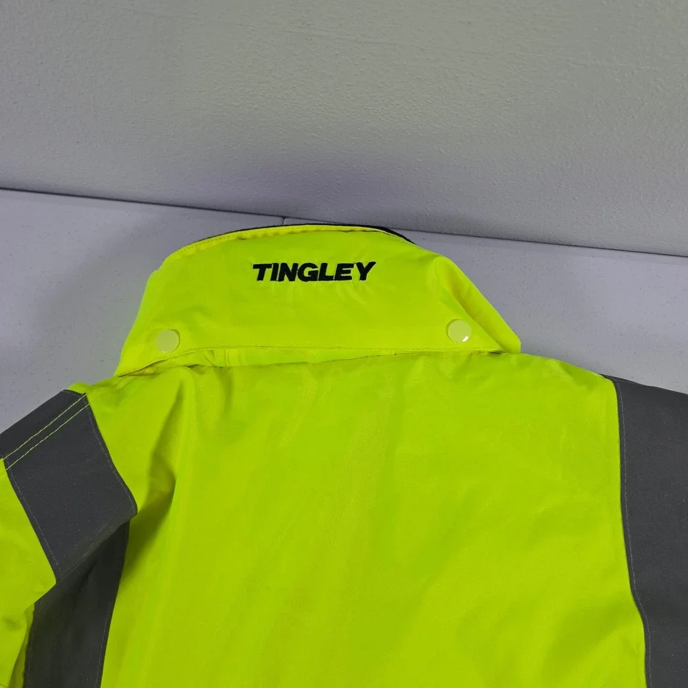 Tingley Job Sight High Visibility Bomber II Jacket Mens‎ L Yellow Black J26112